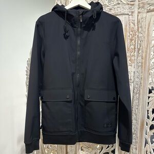 Nike ACG Black Hooded Fleece lined jacket